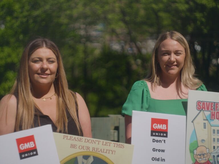 GMB - Welsh carers scoop big award after saving care home